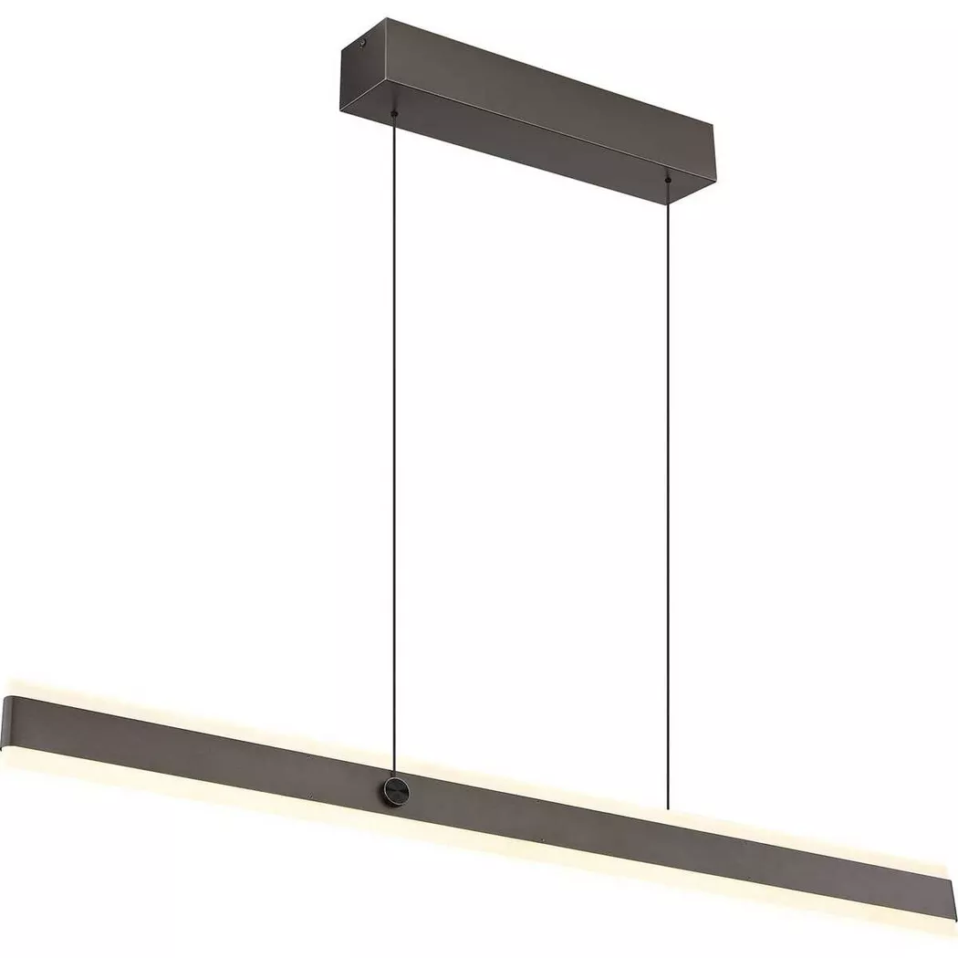 mutoni light – Hängeleuchte Meerion Metall titanfarben gebürstet LED, One Size
