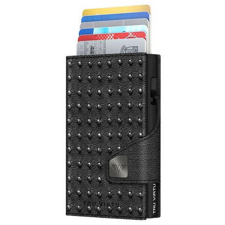 Tru Virtu CLICK & slide Punk Anthracite Portefeuille  