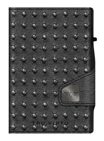 Tru Virtu CLICK & slide Punk Anthracite Portefeuille  