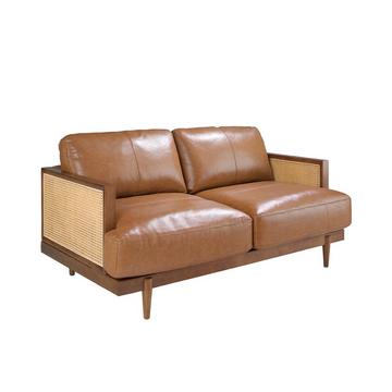 2-Sitzer-Sofa aus em Leder