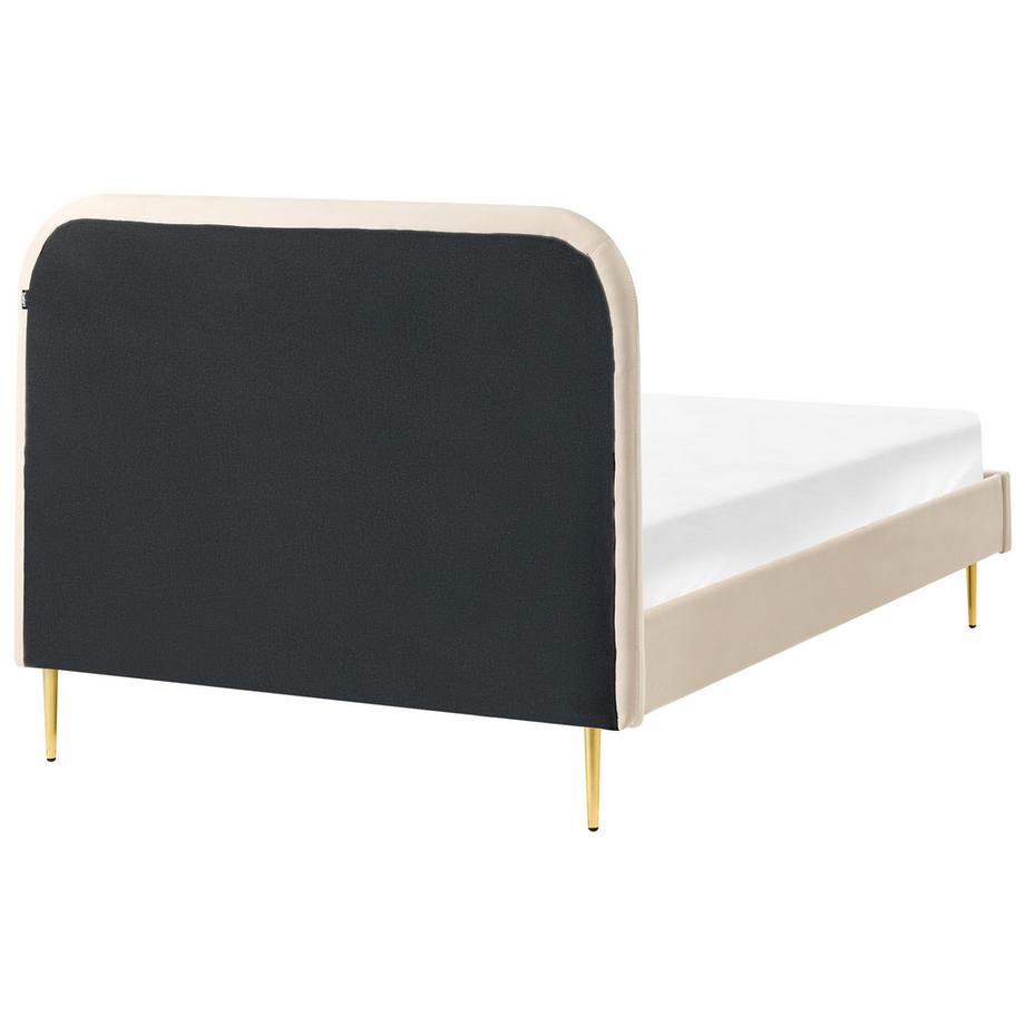 Beliani Letto en Velluto Scandinavo FLAYAT  