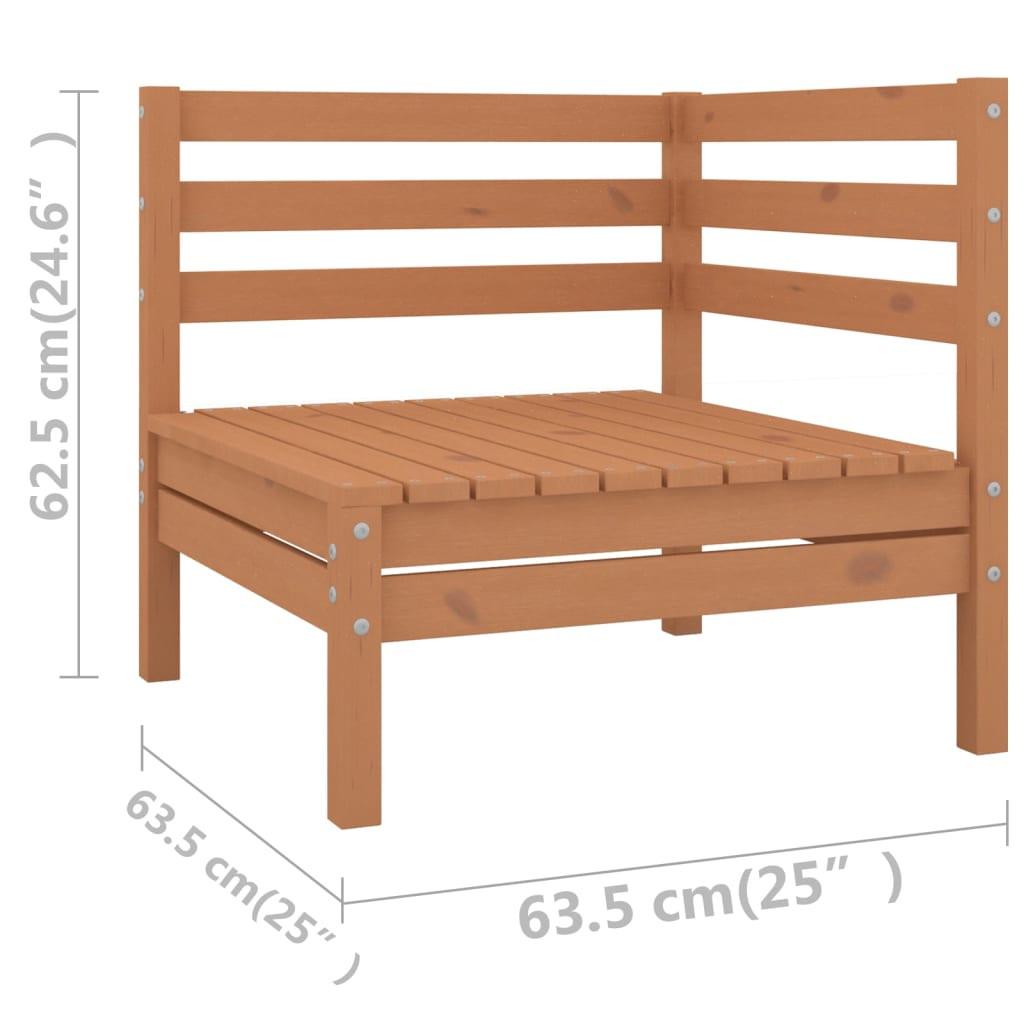 VidaXL set divani da giardino Legno di pino  