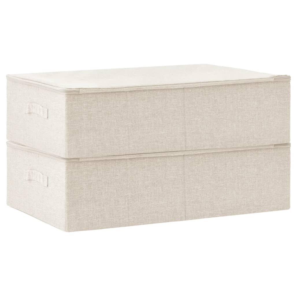 VidaXL Boîte de rangement tissu  