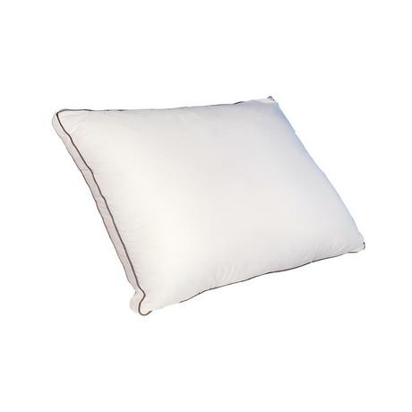 Vente-unique Guanciale sensazione piuma 50 x 70 cm in Percalle di cotone 91 fili/cm² 700 g Bianco - AUXENCE  