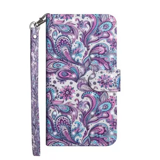Cover-Discount  Galaxy A20e - Étui en cuir Paisley effet paillettes 