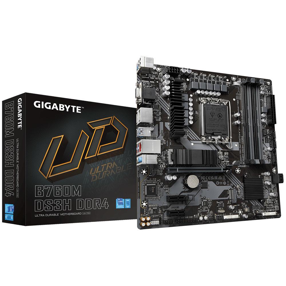 Gigabyte  B760M DS3H DDR4 scheda madre Intel B760 Express LGA 1700 micro ATX 