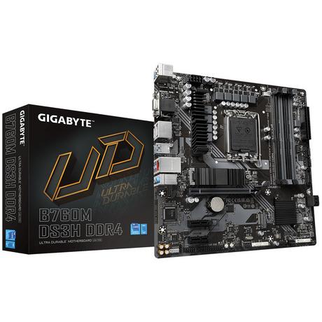 Gigabyte  B760M DS3H DDR4 Motherboard Intel B760 Express LGA 1700 micro ATX 