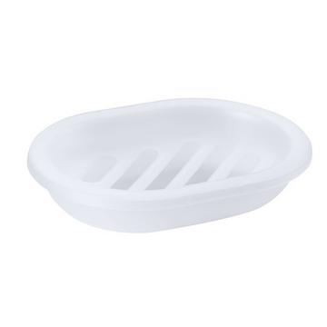 Seifenschale Trend Frosted weiss transparent