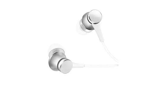 XIAOMI  Xiaomi Mi In-Ear Headphones Basic Auricolare Cablato Musica e Chiamate Argento, Bianco 