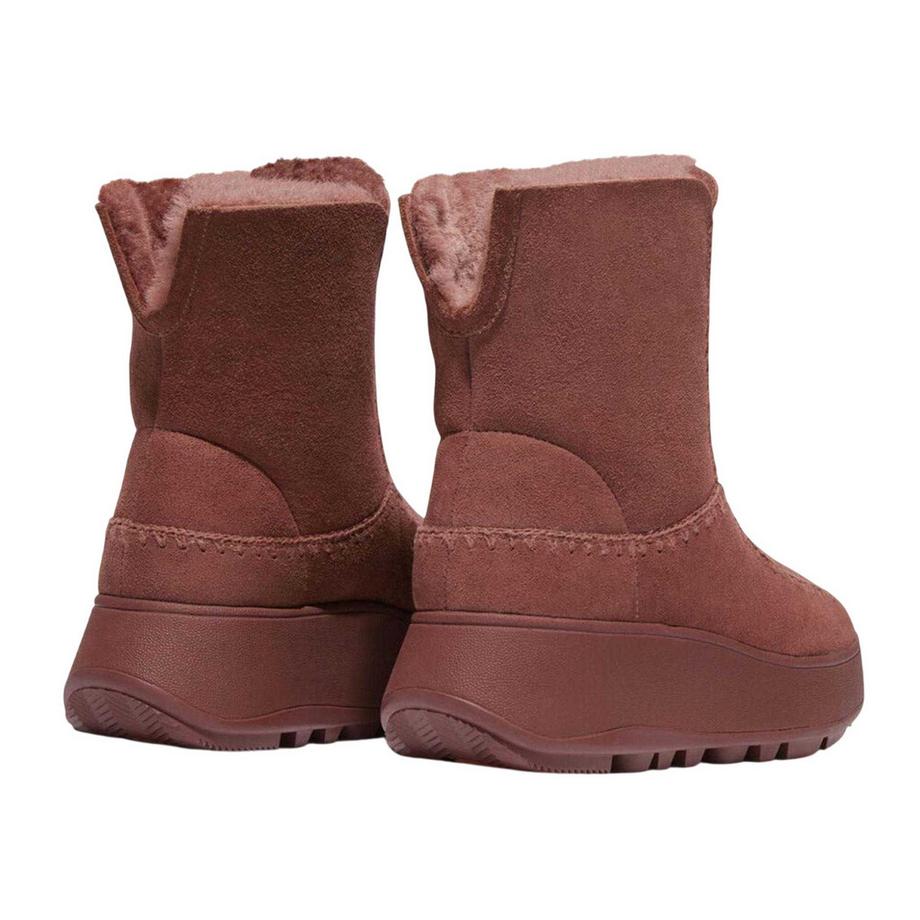 fit flop Bottes d'hiver Fmode en daim avec talon plat  