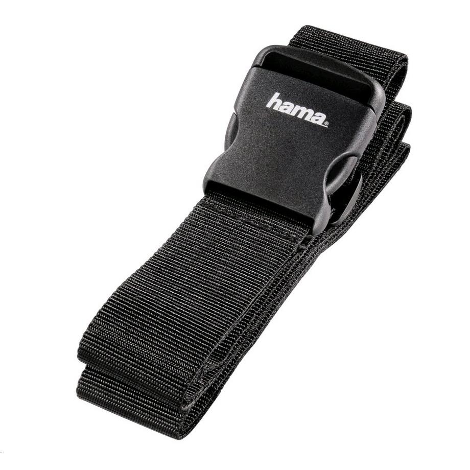 hama  Gepäckgurt 5x200 cm, Schwarz 