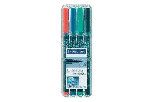 STAEDTLER STAEDTLER Lumocolor permanent, 4 Farben  