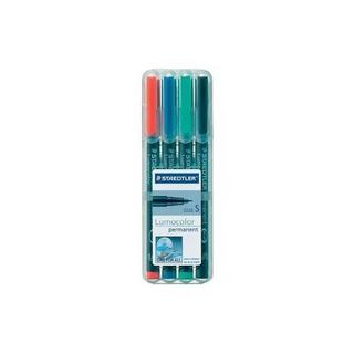 STAEDTLER STAEDTLER Lumocolor permanent, 4 Farben  