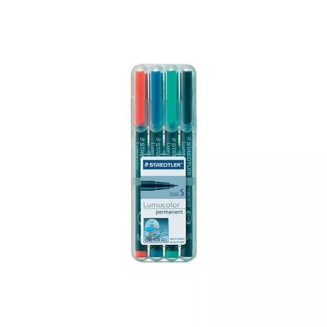 Staedtler Lumocolor OHP Pen Permanent Superfine 0.4mm Line Assorted