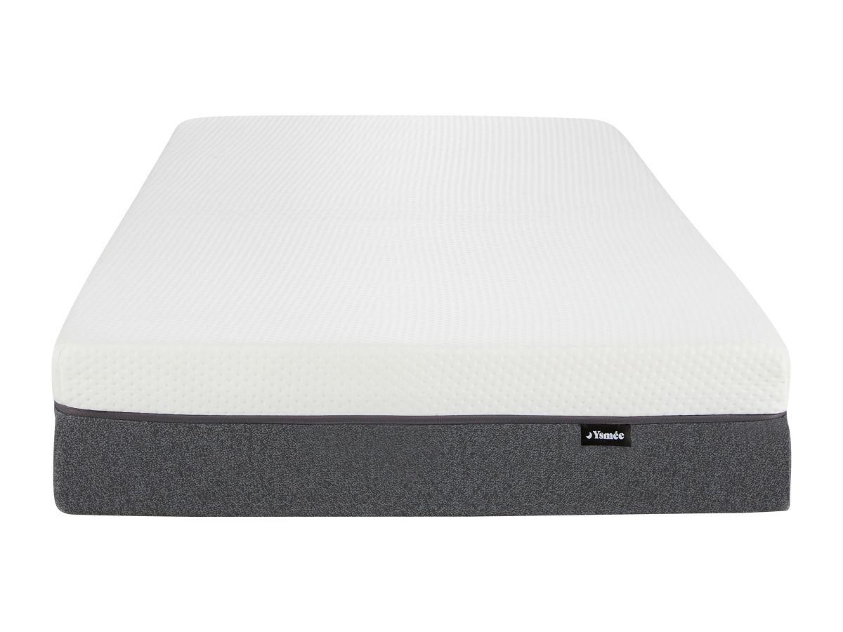 Ysmée Matelas 90 x 190 cm mousse HD 7 zones et accueil mémoire de forme déhoussable ép.25cm - RIAU de YSMÉE  