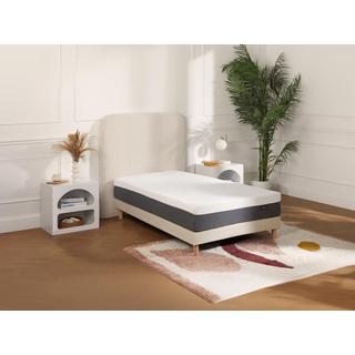 Ysmée Matelas 90 x 190 cm mousse HD 7 zones et accueil mémoire de forme déhoussable ép.25cm - RIAU de YSMÉE  