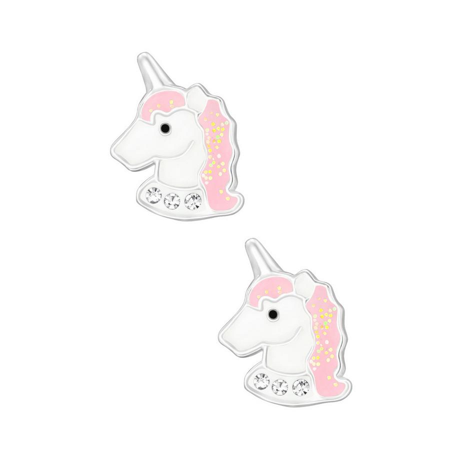 Maxte  Puces d'eilles Licne Premium  en  Sterling avec    et Émail ( Résine   ) 