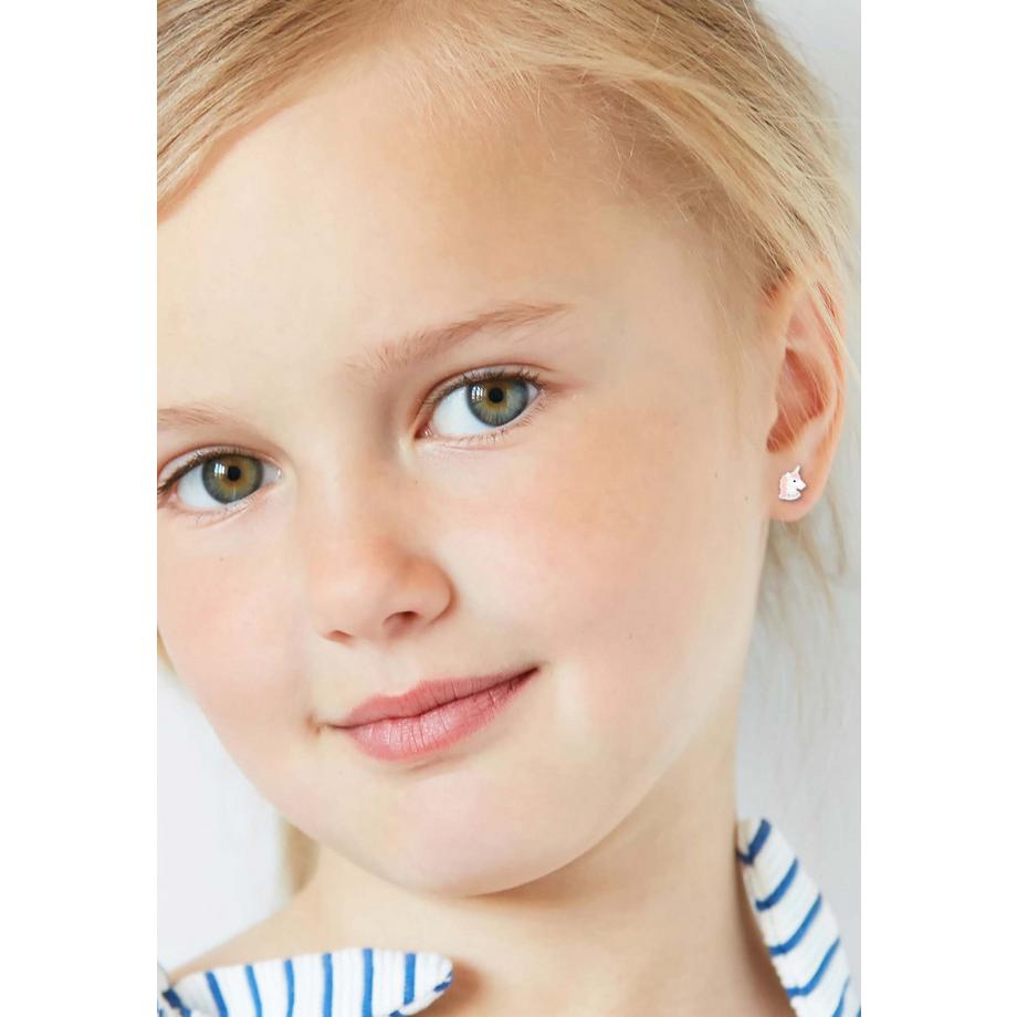 Maxte  Puces d'eilles Licne Premium  en  Sterling avec    et Émail ( Résine   ) 