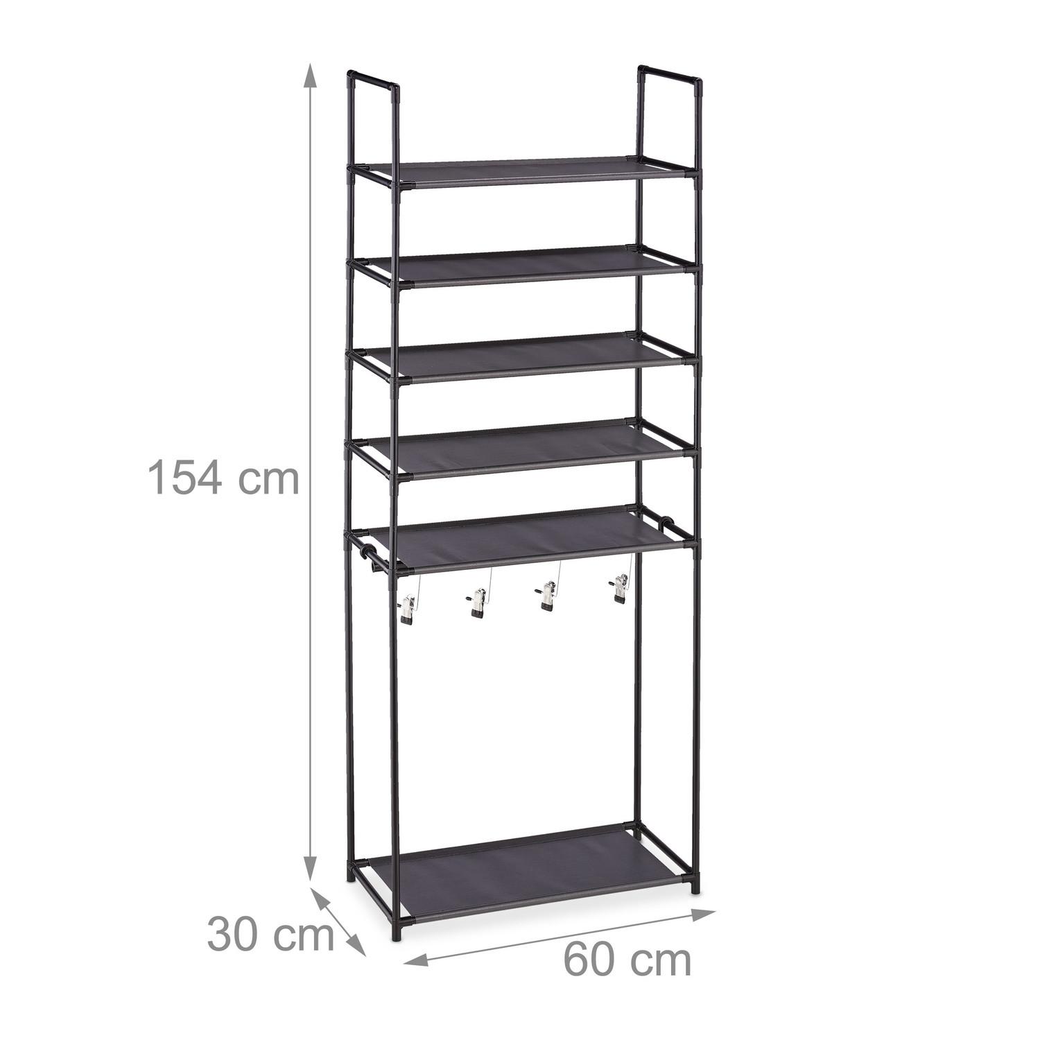 B2X Scaffale per scarpe con 6 ripiani  