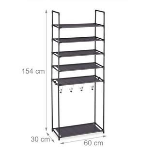 B2X Scaffale per scarpe con 6 ripiani  