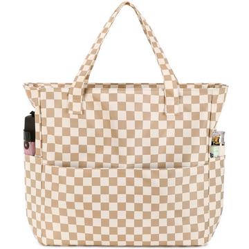 Große Strandtasche mit Reißverschluss