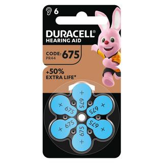 DURACELL  Apparecchio acustico 675 Easy Tab, 6 pezzi 