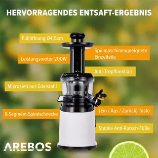 JUICER DUAL - Presse-agrumes électrique double 90W - Create