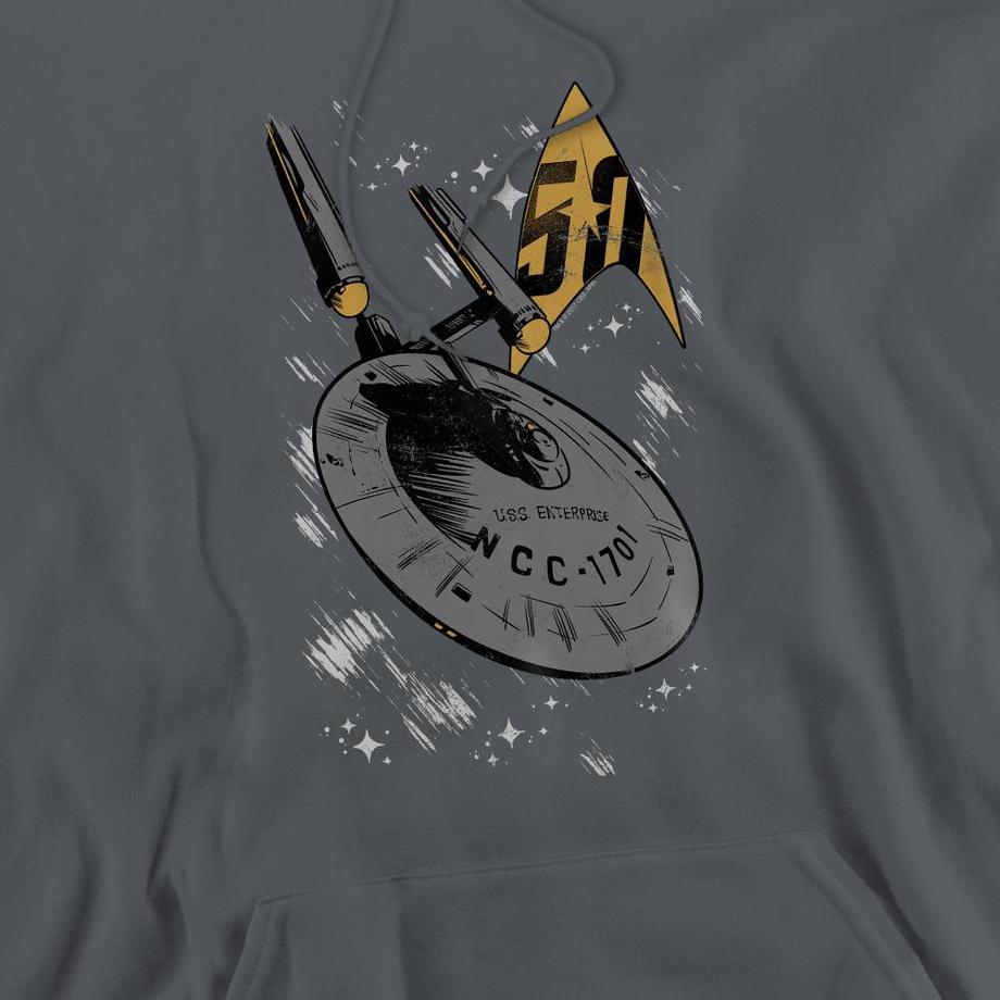 Star Trek Enterprise Dash Felpa con cappuccio  