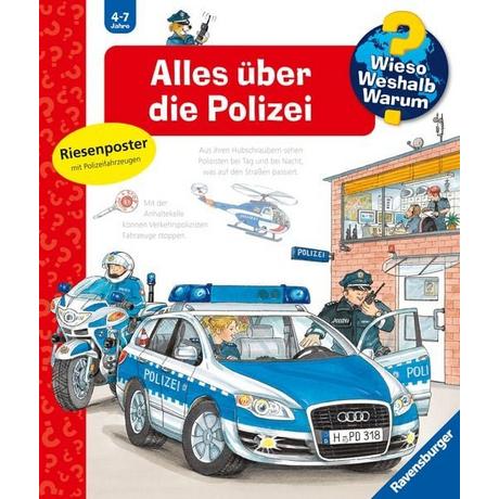 Wieso? Weshalb? Warum? Alles über die Polizei (Nr.22) Erne, Andrea; Metzger, Wolfgang (Illustrationen) Copertina rigida 