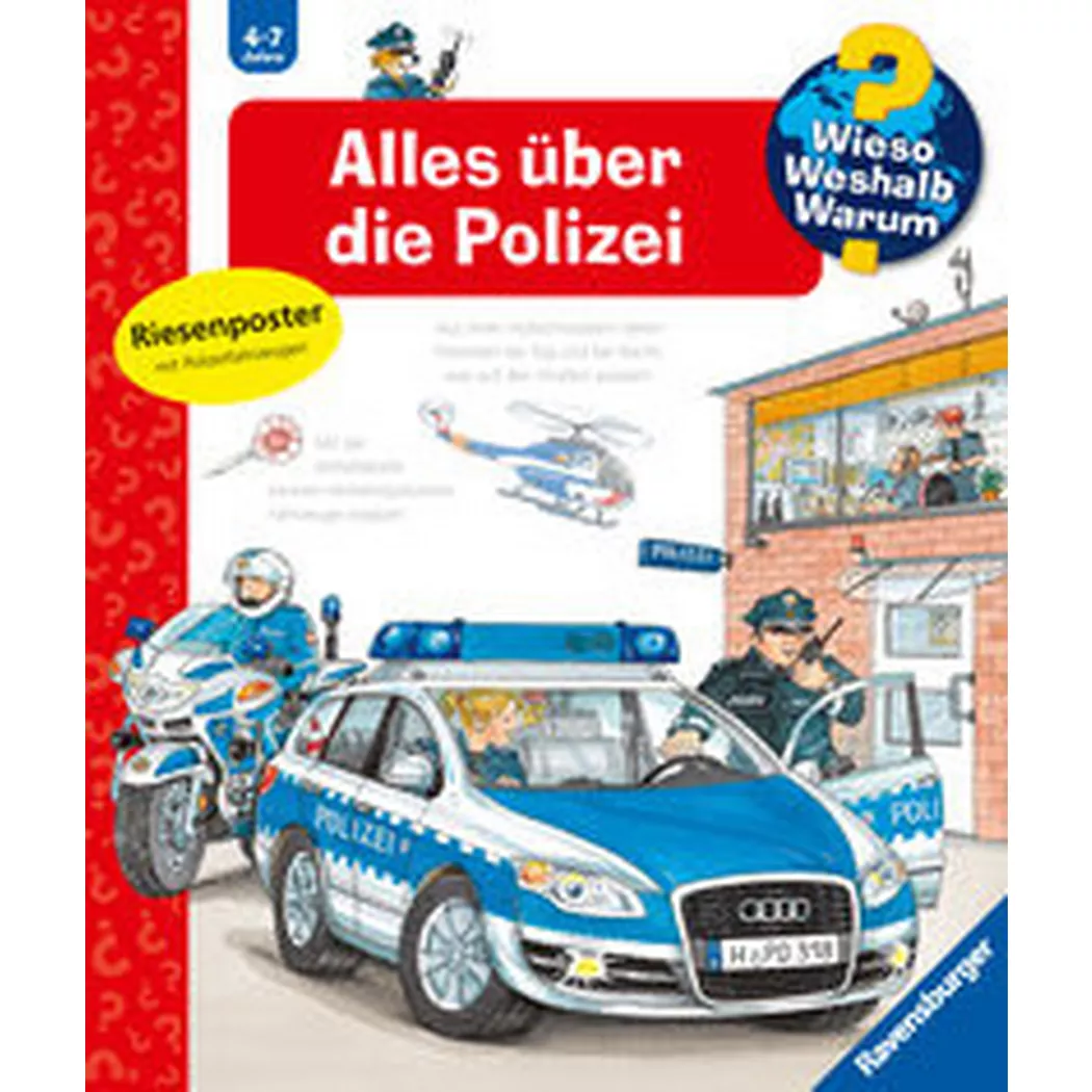 Ravensburger - Wieso? Weshalb? Warum?, Band 22: Alles über die Polizei, Erne, Andrea; Metzger, Wolfgang (Illustrationen)