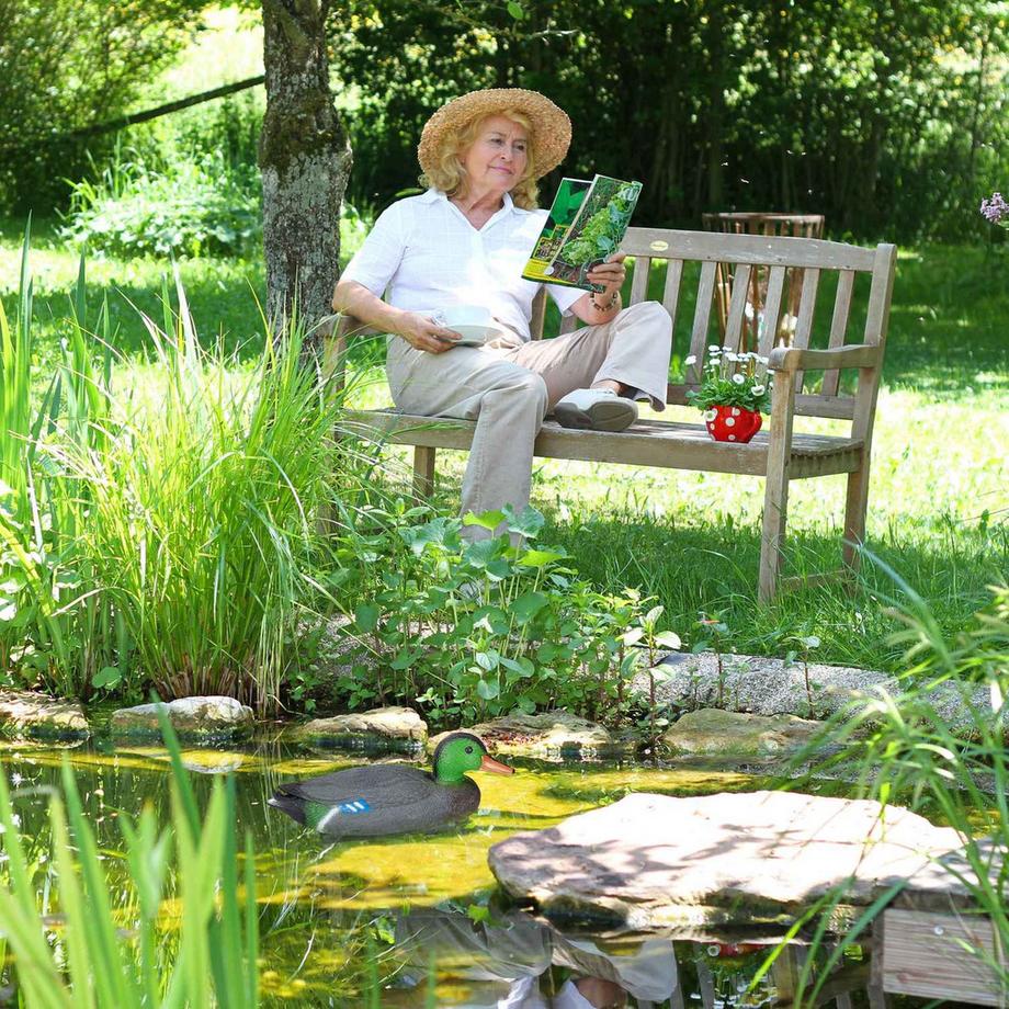 B2X  Teichdekoration Wildente 