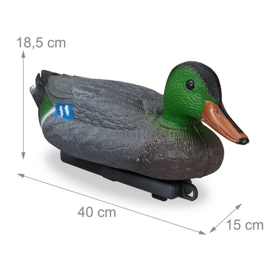 B2X  Teichdekoration Wildente 