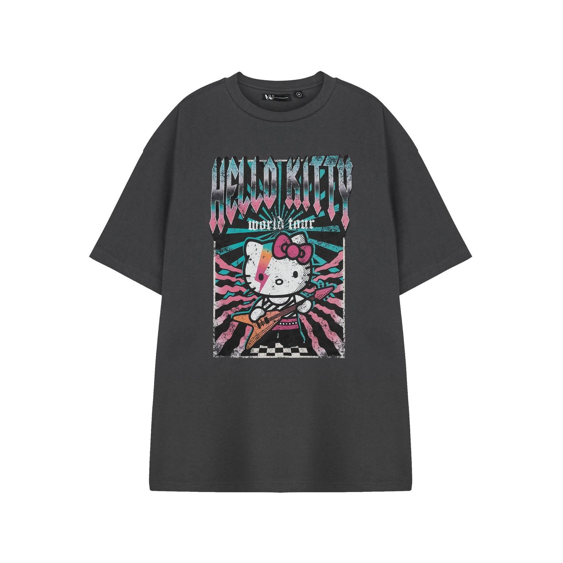 Hello Kitty World Tour T-Shirt Maniche Corte  