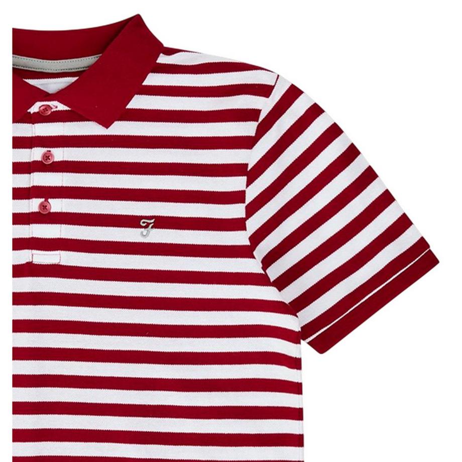 FARAH  Maglietta Polo A Strisce Tinto In Filo 