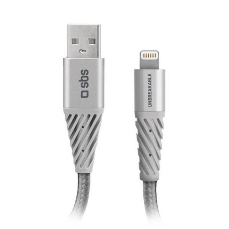 SBS  SBS TECABLEUNRELIGK Lightning-Kabel 1,5 m Silber 