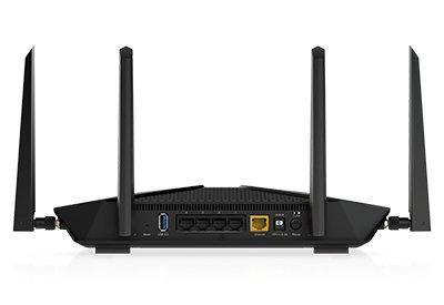 NETGEAR  Nighthawk AX5400 router wireless Gigabit Ethernet Dual-band (2.4 GHz/5 GHz) Nero 