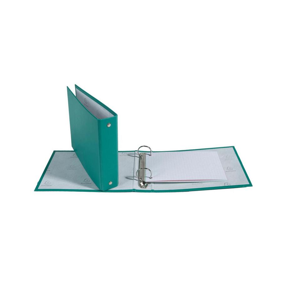 Exacompta Classeur rembordé polypropylène pour fiches bristol 100x150 2 anneaux 25mm - x 10  