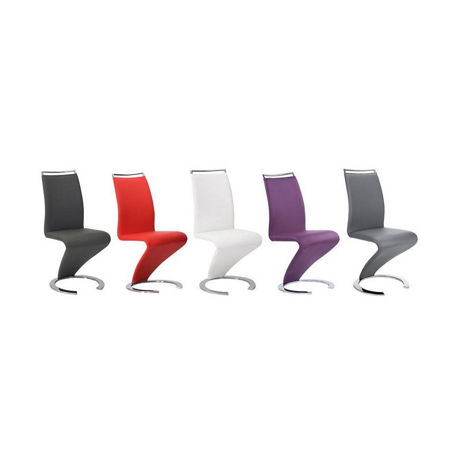 Vente-unique Lot de 4 chaises TWIZY Simili  
