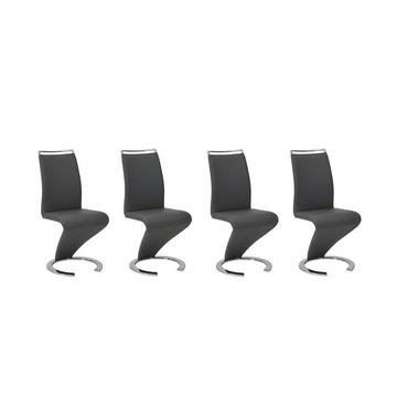 Lot de 4 chaises TWIZY Simili