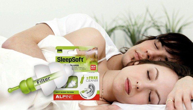 ALPINE  Sleepsoft, Gehörschutzstöpsel, mit Euroloch 