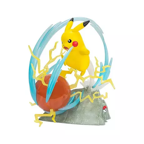 jazwares  Pokémon Deluxe Statue Pikachu mit Licht (33cm) 