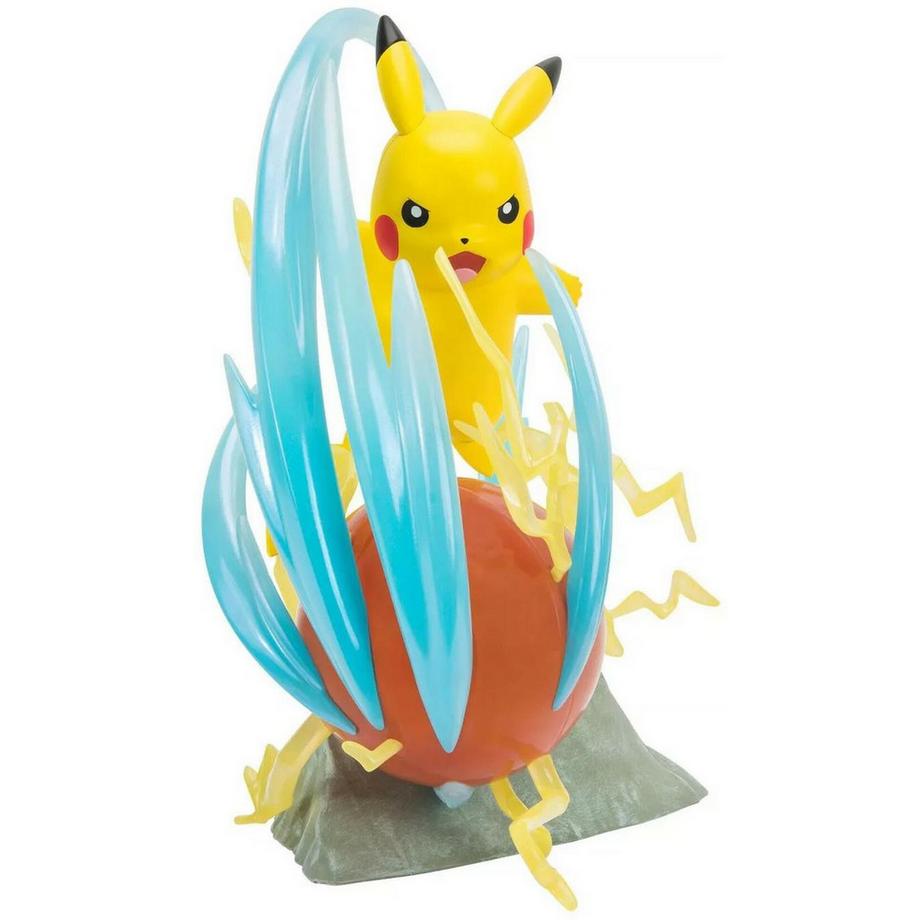 jazwares  Pokémon Deluxe Statue Pikachu mit Licht (33cm) 