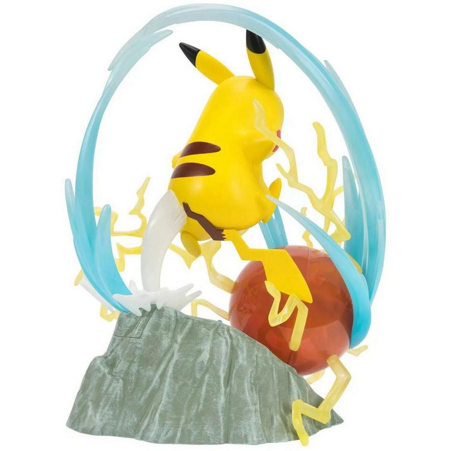 jazwares  Pokémon Deluxe Statue Pikachu mit Licht (33cm) 