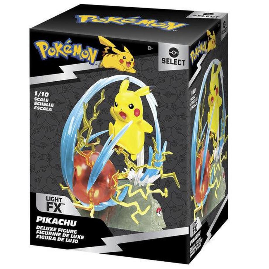 jazwares  Pokémon Deluxe Statue Pikachu mit Licht (33cm) 