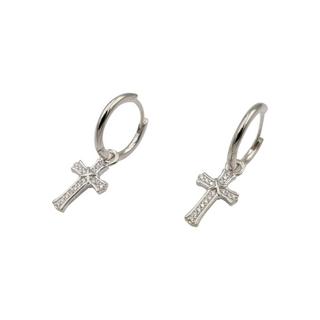 HEBE JEWELS  Kreuz Ohrringe mit Zirkonia 