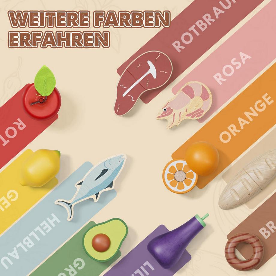 Activity-board  Zubehör für Spielwarengeschäfte aus Holz, Zubehör für Spielzeugküchen, Zubehör für Spielwarengeschäfte 