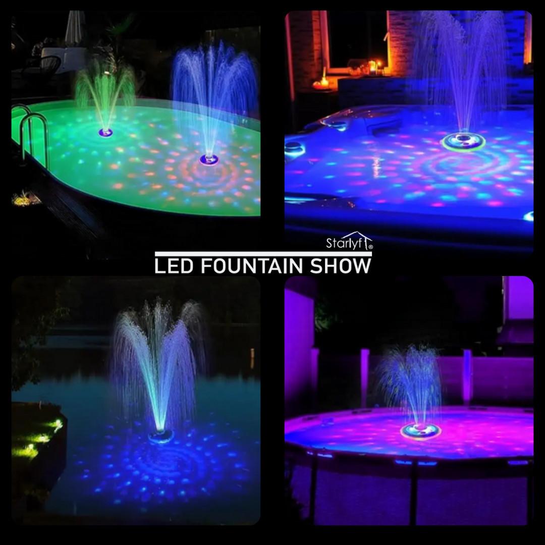 STARLYF LED Fountain Show - Fontaine avec spectacle de lumière LED  