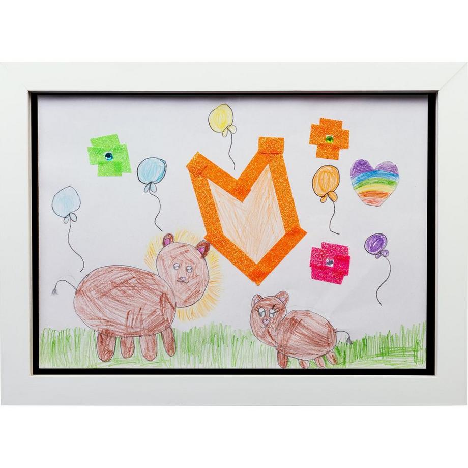 Bilderrahmen für Kinderzeichnungen