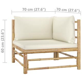 VidaXL Garten-lounge-set bambus  