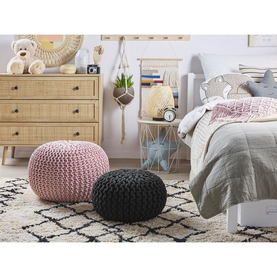 Beliani Pouf aus Baumwolle  CONRAD  